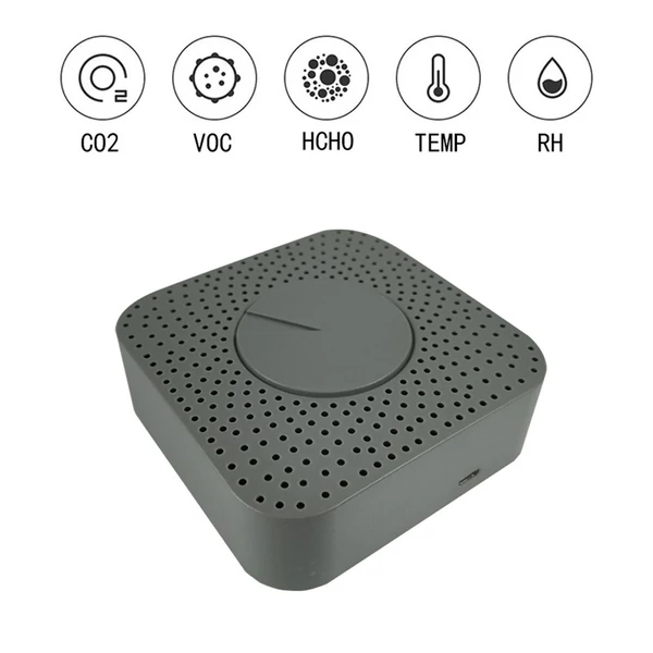 Tuya Intelligens 5 az 1-ben levegőminőség monitor - WiFi