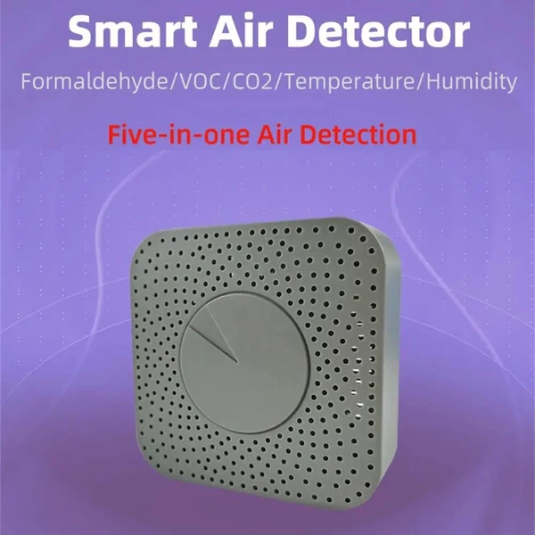 Tuya Intelligens 5 az 1-ben levegőminőség monitor - WiFi