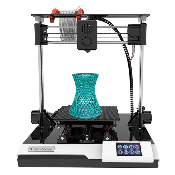 EasyThreed K8 3D nyomtató FDM 150x150x150mm nyomtatási méret kezdőknek 10 m-es PLA mintaszálas