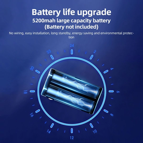 Videó csengő kamera vezeték nélküli csengővel, akkumulátorral működő intelligens AI PIR emberészlelés IP65 vízálló 2,4G WiFi 2 utas audio éjszakai megtekintés felhő tárhely - Fehér