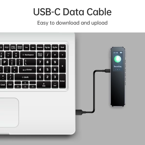 Digitális hangrögzítő fülhallgatóval (64 GB)