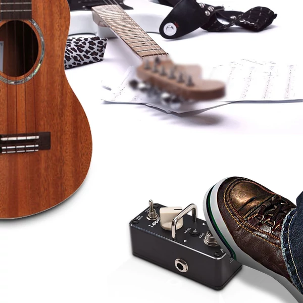 AROMA Loop pedál elektromos gitárhoz 24 bit/44,1 khz Looper effekt pedál