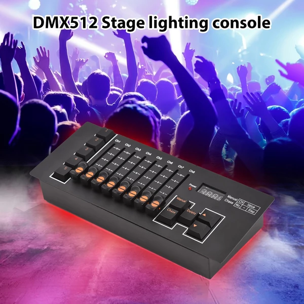 DMX 512 40 csatornás színpadi DJ fényvezérlő fényműsorokhoz