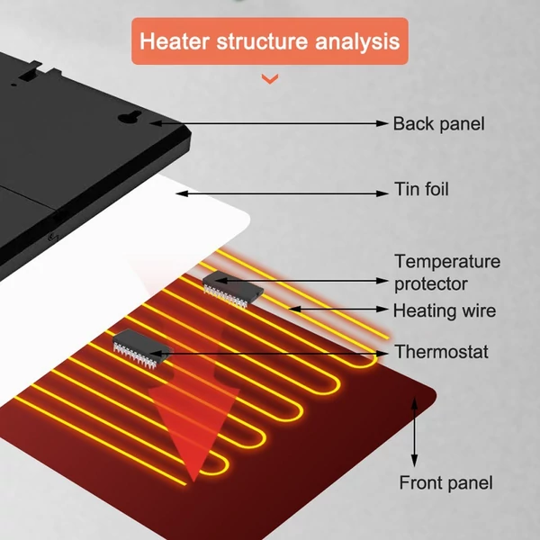 Termosztatikus csirke ól 160 W fűtőpanel 0-99 ℃, állítható hőmérsékletű téli farm sugárzó rozsdamentes acél