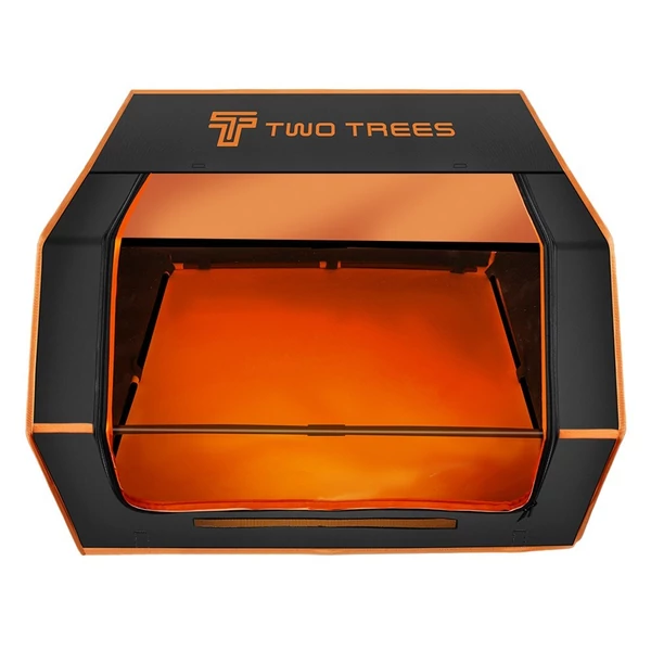 Two Trees lézergravírozó ház szellőzővel, tűz- és vízálló porálló védőburkolattal
