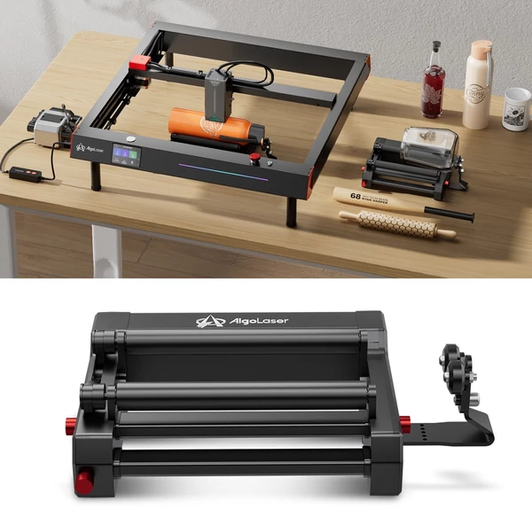 AlgoLaser RR2 lézeres gravír y-tengely forgóhenger