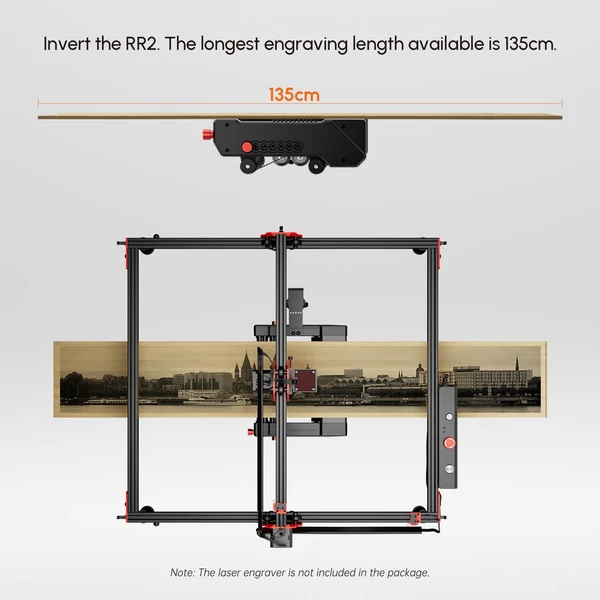 AlgoLaser RR2 lézeres gravír y-tengely forgóhenger