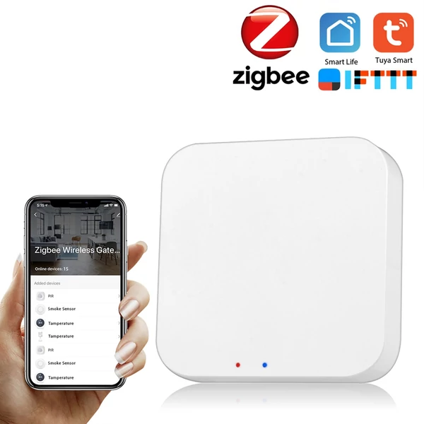 Tuya ZigBee intelligens átjáró Tuya / Smart Life APP vezeték nélküli távirányító