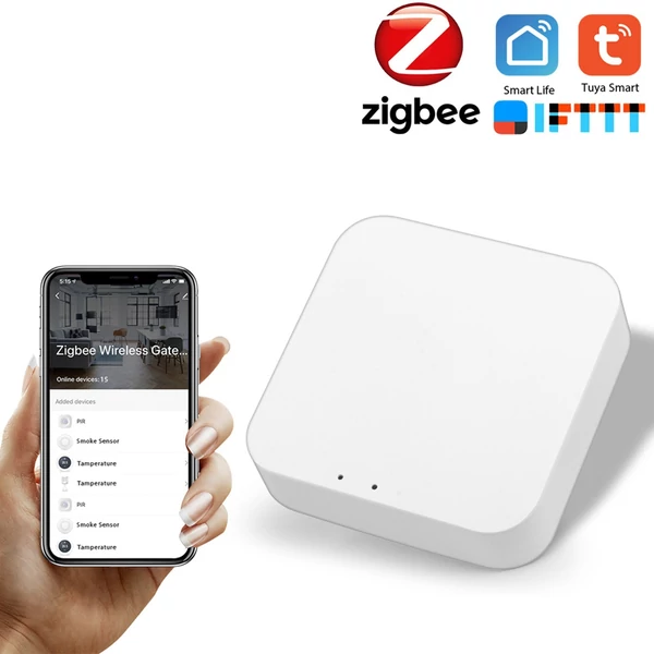 Tuya ZigBee intelligens átjáró Tuya / Smart Life APP vezeték nélküli távirányító