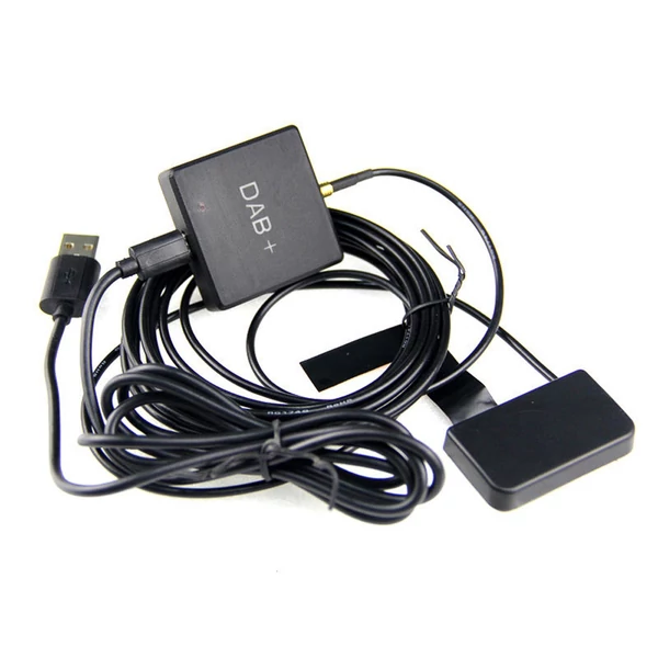 DAB 004 DAB Box Digitális Rádió Antenna Tuner FM Átvitel USB Tápellátás Android 5.1 és újabb autórádióhoz (csak DAB jellel rendelkező országokban)