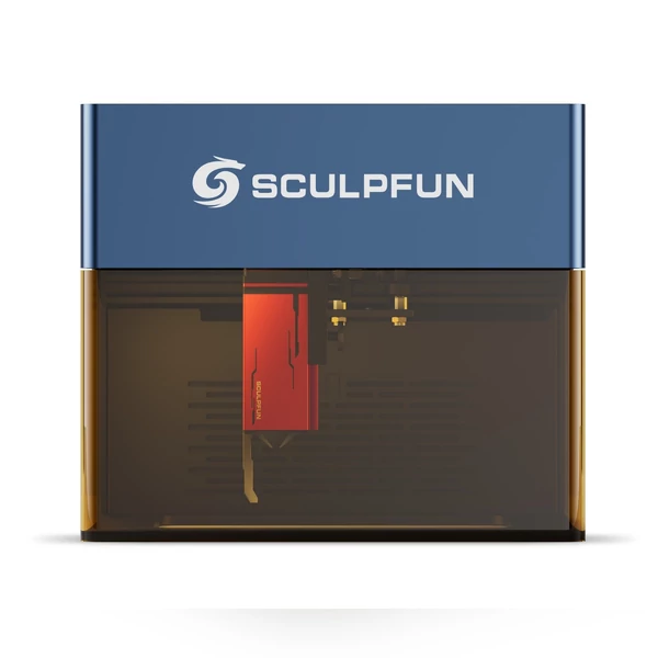Sculpfun iCube Pro Max 10 W-os lézergravírozó füstszűrővel