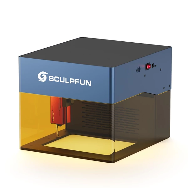 Sculpfun iCube Pro Max 10 W-os lézergravírozó füstszűrővel