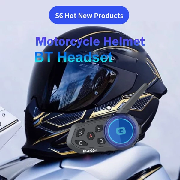 Motoros sisak fejhallgató, BT csatlakozás, intelligens zajcsökkentés, dupla mód, FM rádió