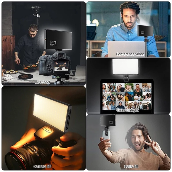 12 W-os Mini Led Videó/Fényképészeti lámpa