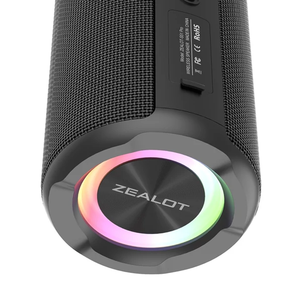 ZEALOT S51 Pro hangszóró BT vezeték nélküli hordozható mélynyomó