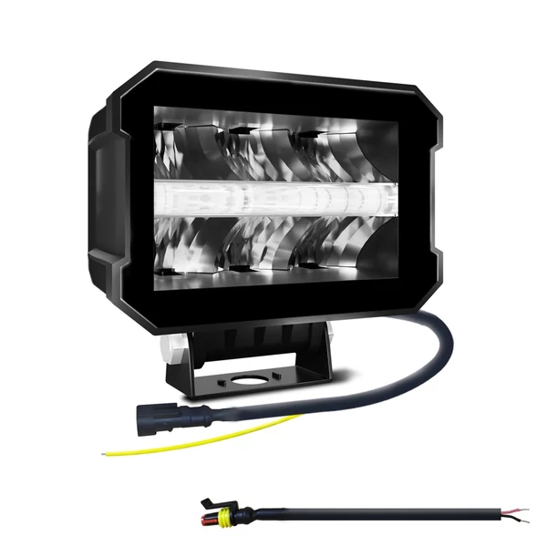100 W-os spot LED fénysor, 5 hüvelykes 10000LM vezetőlámpa, vízálló