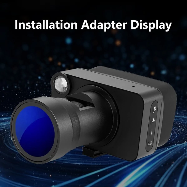 Infravörös éjjellátó távcső 3 hüvelykes kijelző 4K érzékelő 5X digitális optikai zoom 2000 mAh akkumulátor 800 millió látótáv -  Memóriakártya nélkül