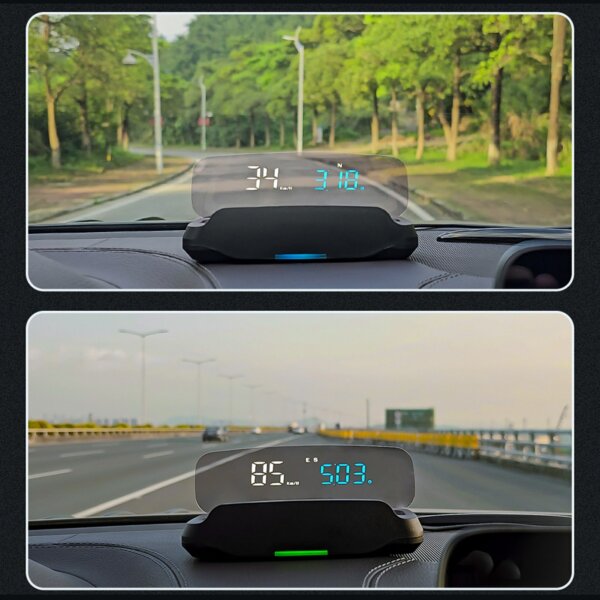 Műszerfali kijelző Digitális sebességmérő GPS autóhoz