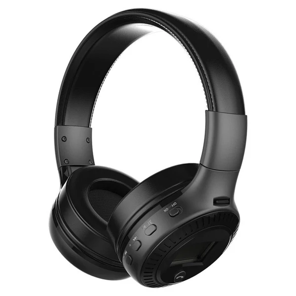 ZEALOT B19 Gaming Headset mikrofonnal vezeték nélküli BT telefonhoz, számítógéphez - Fekete