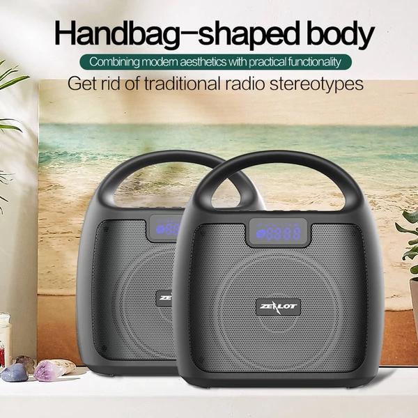 ZEALOT S42 hordozható vezeték nélküli Walkman hangszóró BT 5.0 technológiával, vízálló
