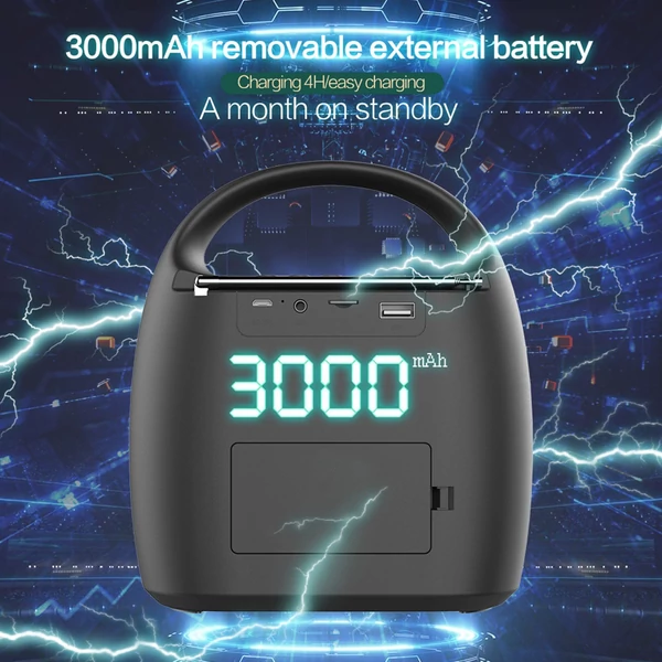 ZEALOT S42 hordozható vezeték nélküli Walkman hangszóró BT 5.0 technológiával, vízálló