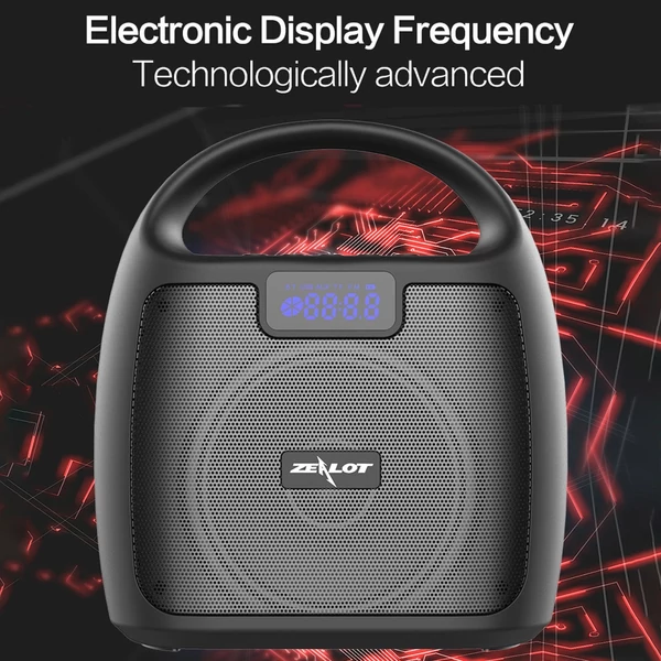 ZEALOT S42 hordozható vezeték nélküli Walkman hangszóró BT 5.0 technológiával, vízálló