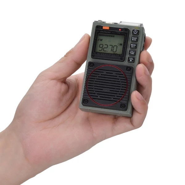 FM rádió digitális hordozható sztereó MP3 audiolejátszó Hi-Fi hangminőség