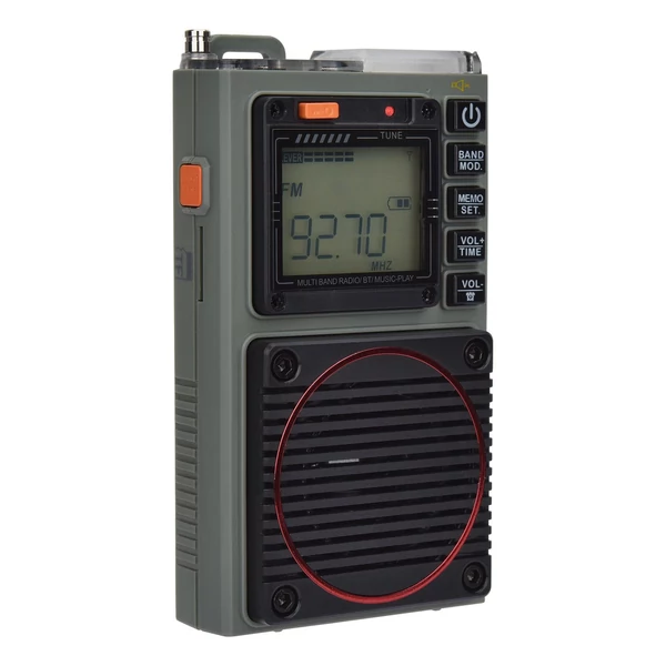 FM rádió digitális hordozható sztereó MP3 audiolejátszó Hi-Fi hangminőség
