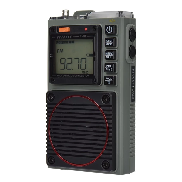 FM rádió digitális hordozható sztereó MP3 audiolejátszó Hi-Fi hangminőség