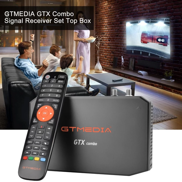 GTMEDIA GTX Combo DVB-S2 jelvevő Set Top Box vevő 2GB DDR4 RAM 32GB EMMC ROM