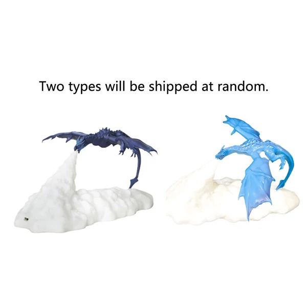 Ice Dragon Fire Lamp Meleg éjszakai fény USB újratölthető otthoni dekoráció (3D nyomtatás)