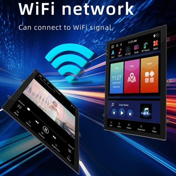 9.7 hüvelykes vezeték nélküli BT lejátszó függőleges képernyős navigációval (2G RAM 32G ROM)