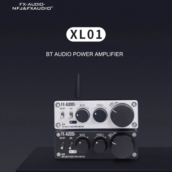 FX-AUDIO XL01 BT Audio teljesítményerősítő 2.1 csatornás HiFi - Fekete