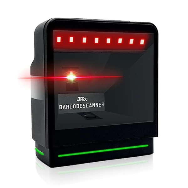 1D, 2D asztali vonalkód-leolvasó, QR-kód olvasó Omnidirectional Intelligens érzékelő Vezetékes USB Plug and Play