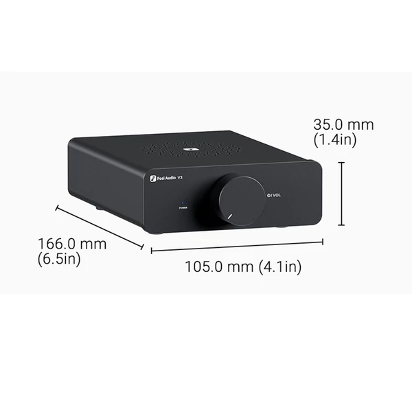 FosiAudio V3 asztali 48V 5A mini teljesítményerősítő HIFI audiofil