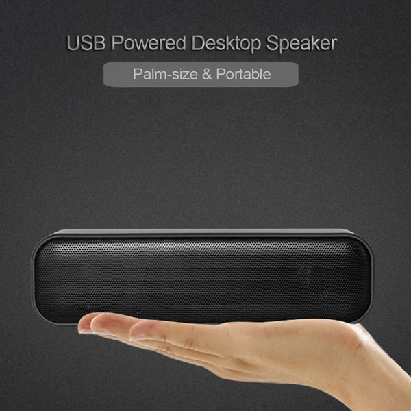 Két 3 W-os mélynyomó, USB tápellátású vezetékes hangdoboz TV-hez, laptophoz, számítógéphez