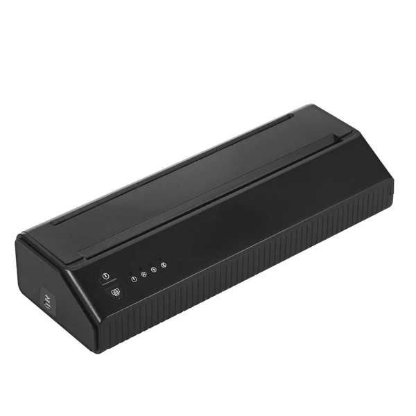 Bestauty hordozható vezeték nélküli BT+USB hőnyomtató tetováló transzfer nyomtató 203 dpi tetoválógép készlet A4-es transzferpapírral