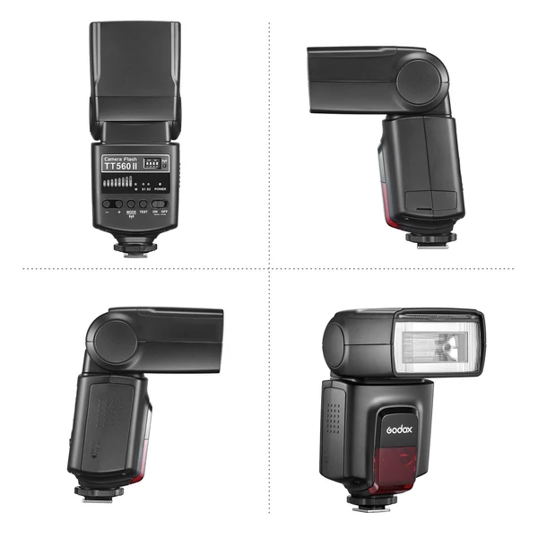 GODOX TT560II univerzális kamera villanó elektronikus Speedlite vaku kioldó jeladóval és mini állvánnyal