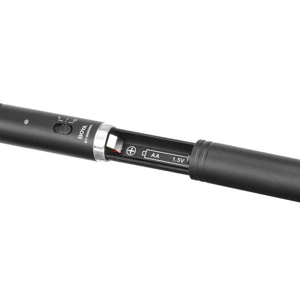 BOYA BY-BM6060L XLR mikrofon, kardioid kondenzátor mikrofon ütésálló rögzítéssel és széltompítóval