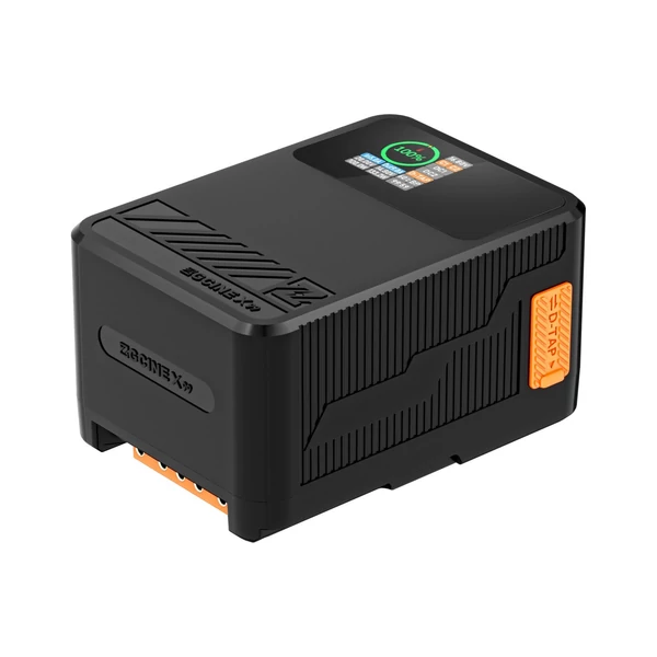 ZGCINE ZG-X99 Pocket V rögzítésű akkumulátor 14,8 V 99,9 WH 6750 mAh 1,3 hüvelykes IPS képernyős V-Lock akkumulátorral, BP/D-Tap/USB-C bemeneti és kimeneti portokkal és USB-C/ kettős DC kimeneti portokkal