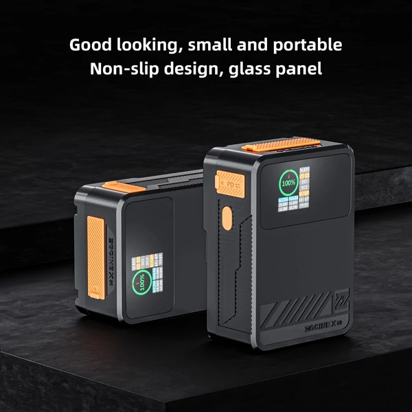 ZGCINE ZG-X50 Pocket V rögzítésű akkumulátor 3400 mAh 14,8 V 50 Wh 1,3 hüvelykes IPS képernyős V-Lock akkumulátorral BP/D-Tap bemenetekkel és kimenetekkel, valamint kettős USB-C/DC kimenettel