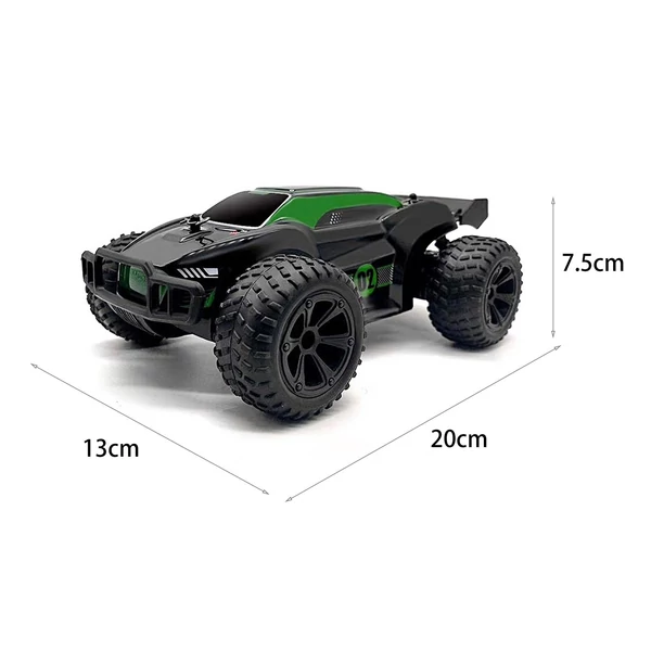2,4 GHz-es 1/22-es távirányítós teherautó - Zöld, 2 akkumulátor