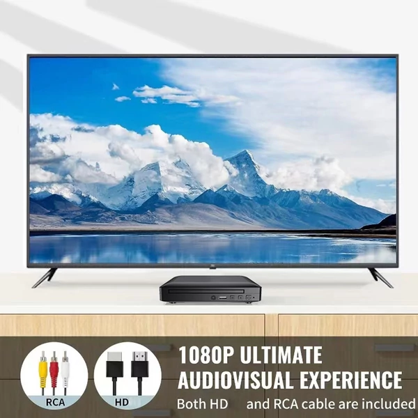 Digitális multimédia lejátszó 1080P HD AV kimenet távirányítóval