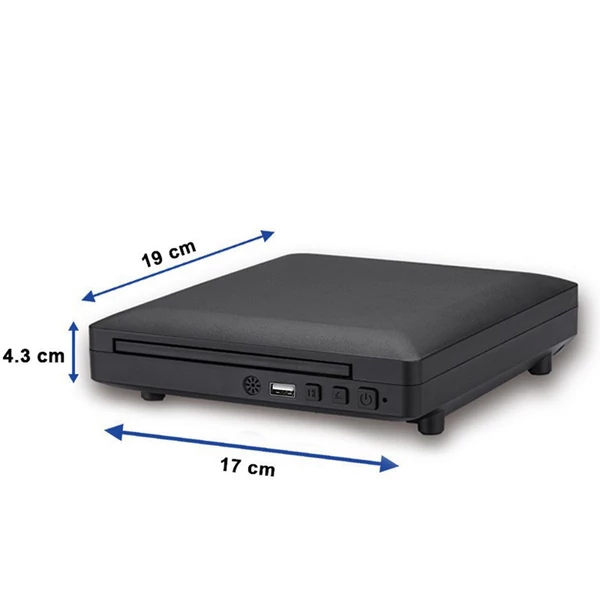 Digitális multimédia lejátszó 1080P HD AV kimenet távirányítóval