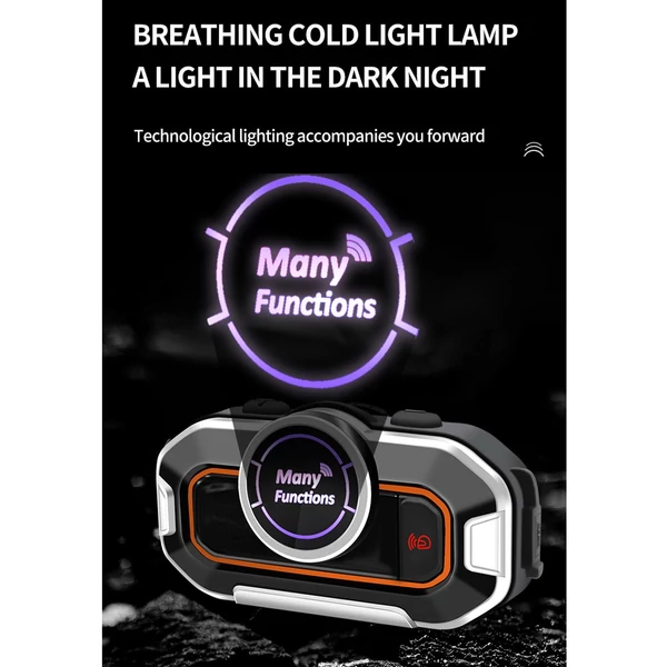V9pro okos motoros sisak Intercom BT5.0