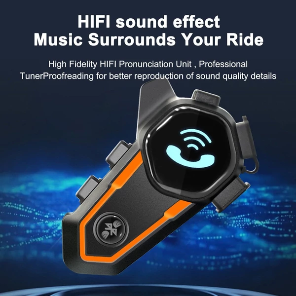 V11S IP67 Vízálló BT5.0 Smart motoros sisak mikrofonnal