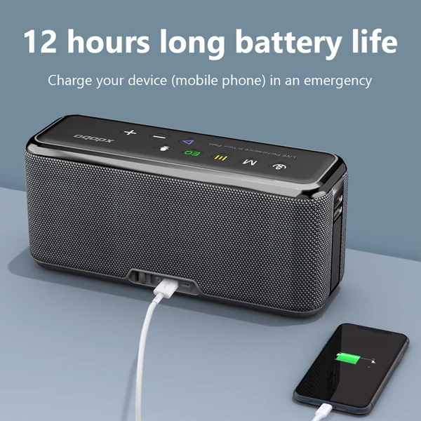 XDOBO X8 MAX hordozható 100 W-os vezeték nélküli hangszóró BT5.0 technológiával IPX5 vízálló