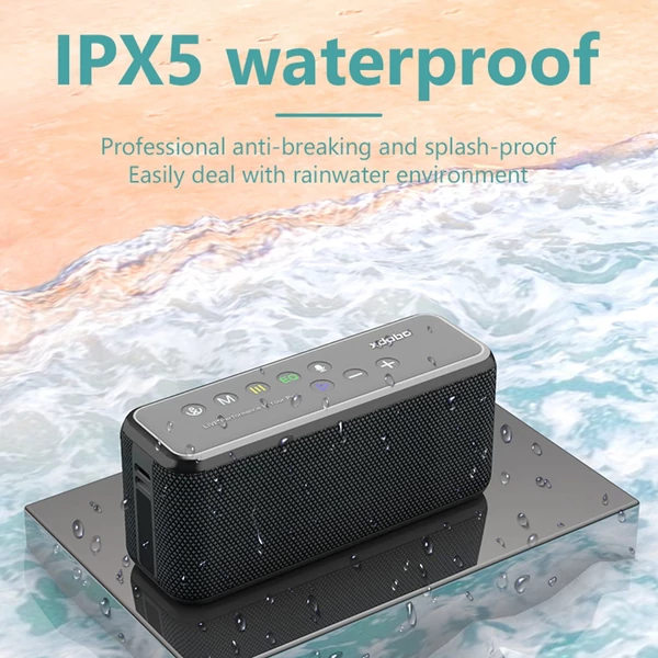 XDOBO X8 MAX hordozható 100 W-os vezeték nélküli hangszóró BT5.0 technológiával IPX5 vízálló