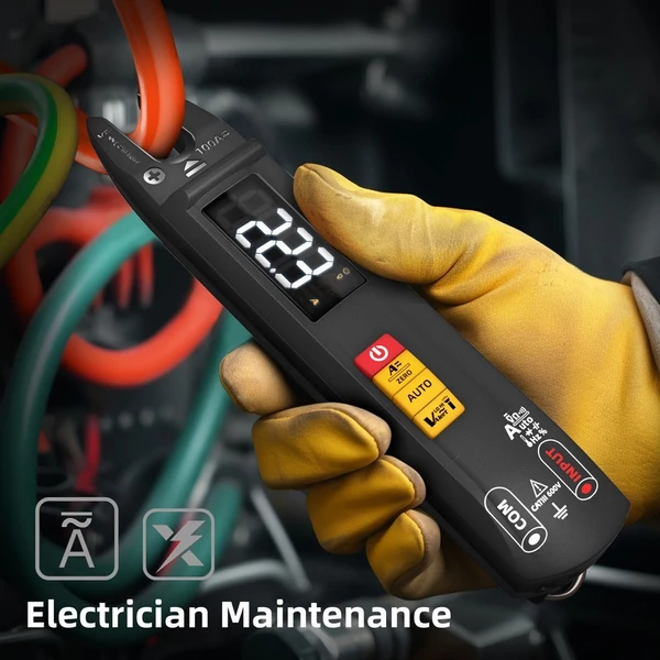 3 az 1-ben kézi digitális multiméter, szorító ampermérő, elektromos teszttoll színes LCD kijelzővel