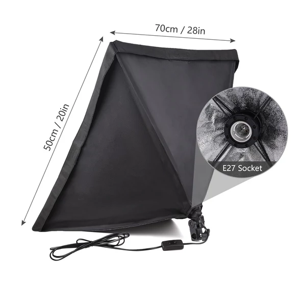 Andoer Studio fényképészeti Softbox készlet